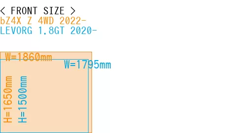 #bZ4X Z 4WD 2022- + LEVORG 1.8GT 2020-